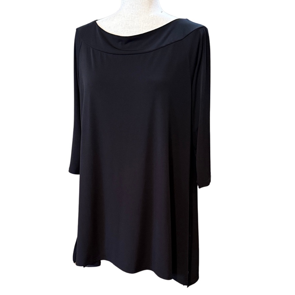 Chico's 3/4 Sleeve Boat Neck Tunic